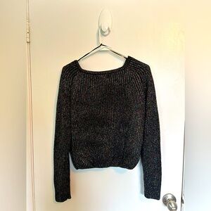 Black & Rainbow Sweater